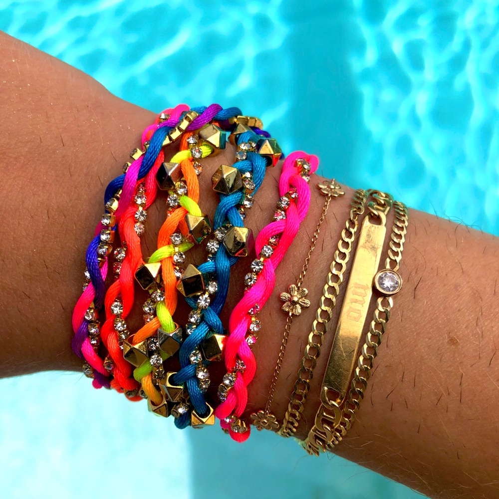 rainbow ombré wrap bracelet 🌈✨
